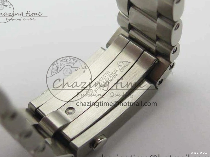 0424 FastDry Planet Ocean Master Chrono SS OM 1:1 Best Edition Black Dial On SS Bracelet A9900 V 8112